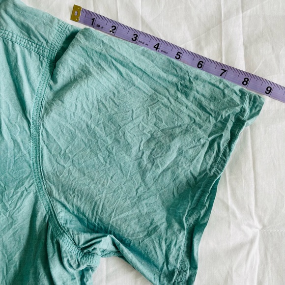 Columbia Teal Men's Short Sleeve Button Shirt (XXL) - Picture 12 of 14